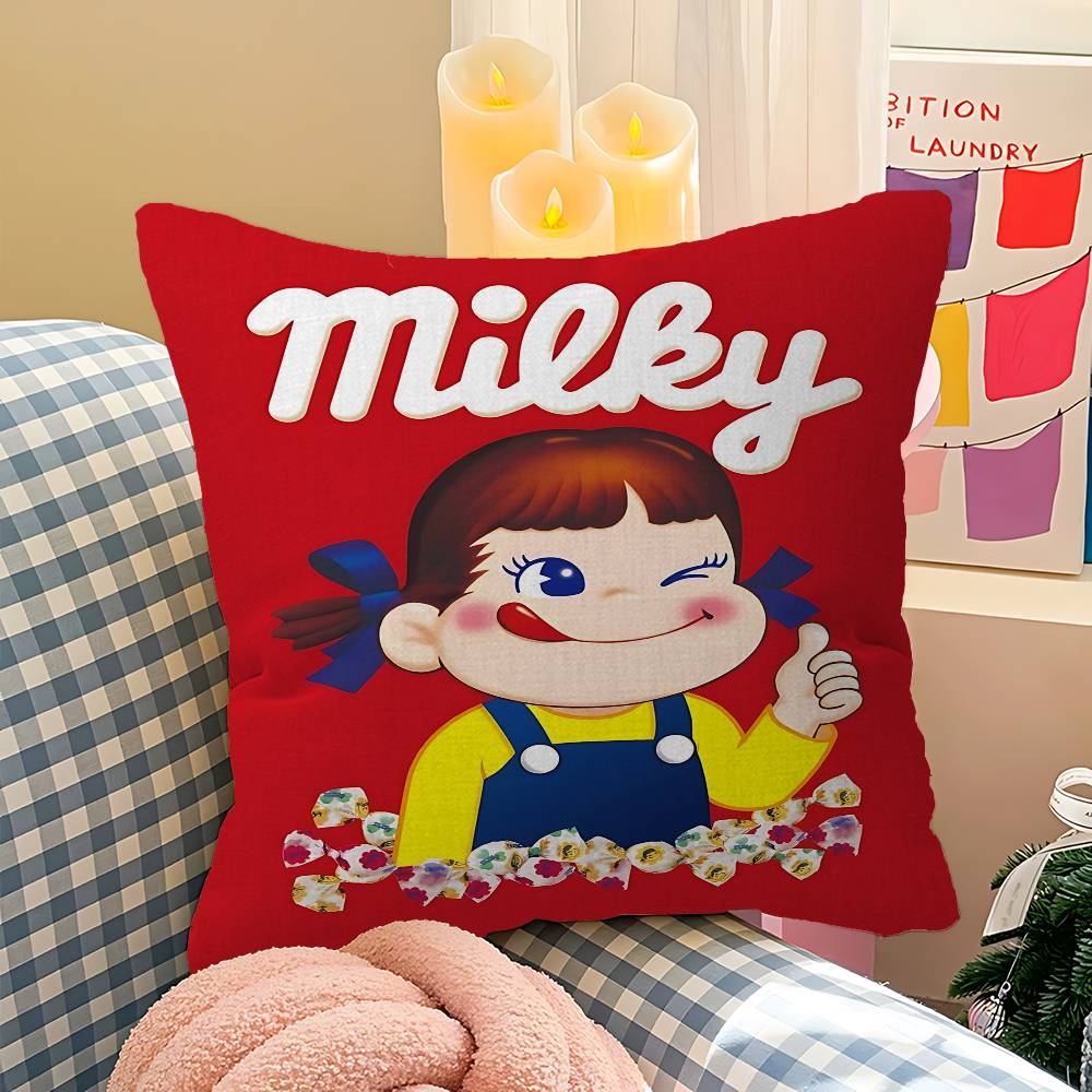 M-mil-ky W-way P-peko-Chan Чехол для подушки-кушн Чехол для подушки Декор Наволочка Печатный чехол для подушки Для дивана
