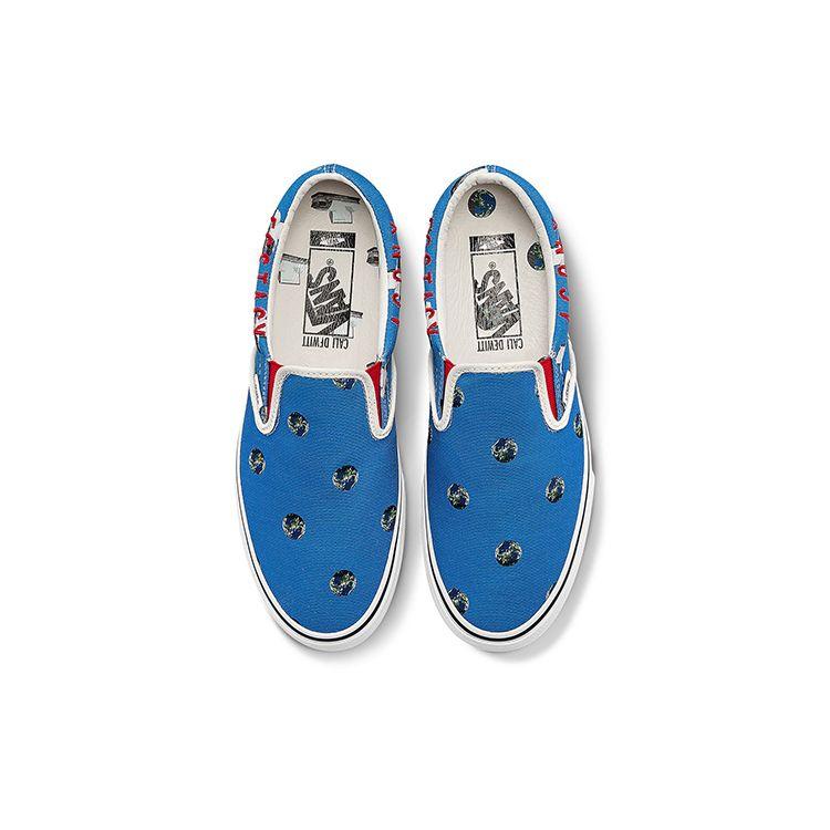 Cali Thornhill Dewitt x Vans Vault Classic Slip-On LX Синий Кризисный Актер Унисекс Кроссовки VN0A3QXY61H
