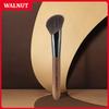 Angled Contour Brush High Quality Goat Hair Blush Powder Contouring Makeup Brush with Walnut Wood