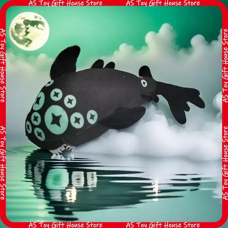 Roblox Pressure Eyefestation Plush Stuffed Toy 34Cm Luminous Multi Eyed Fish Soft Hugging Pillow For Game Fans Bedroom Decor