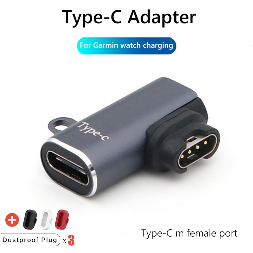 Charger Adapter Type C/IOS/Micro Usb for Garmin Fenix 7/7S/7X/6/6S/6X Forerunner 745 955 945 Smartwatch Charging Cable Converter