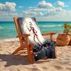 1Pc Nightmare Before Christmas Beach Towel, Quick Dry, Multi-Use for Beach Pool Gym Yoga Home Travel, Christmas, Halloween, Xmas Gift S431