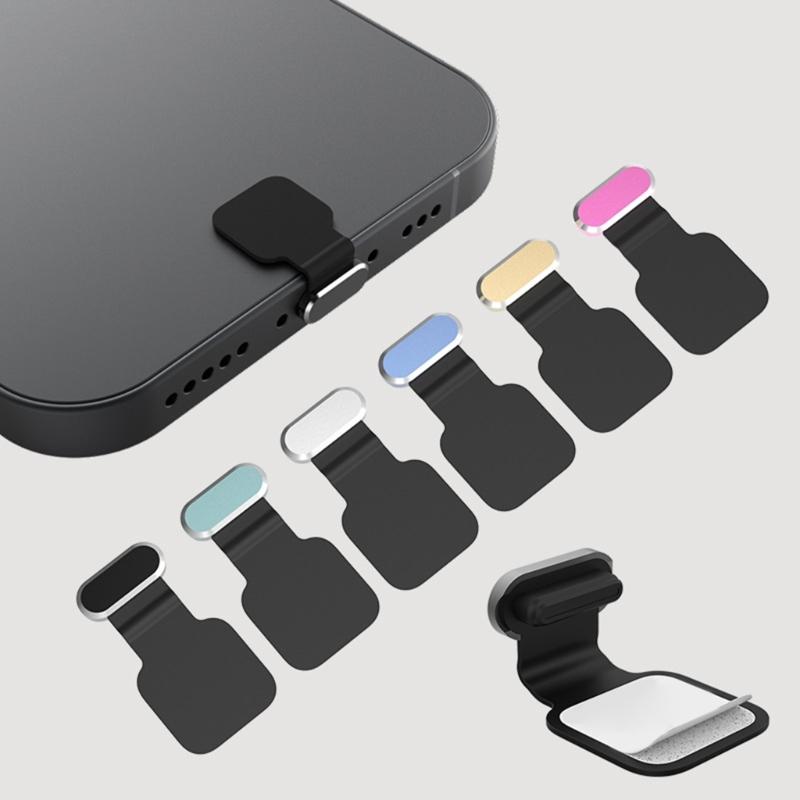 Портативные защитные колпачки-заглушки из сплава с портом зарядки USB C от потери, подходят для ежедневного использования смартфонов, для любителей активного отдыха