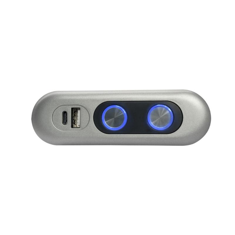 Выключатели для кресла с электроприводом и портом USB для зарядки Электрический диван-реклайнер 2-кнопочные 5-контактные ручные переключатели Просты в использовании