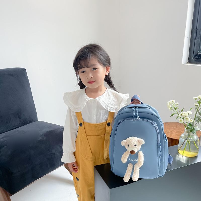 Интернет знаменитости горячая распродажа сращивание медведь детский рюкзак новый детский забавный милый рюкзак мужская и женская мода мультфильм ручная сумка