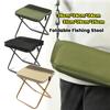 Портативный складной стул для рыбалки на открытом воздухе с сетчатым мешком, сумкой на молнии, складной стул для пикника, садоводства, барбекю, походов, табуреты