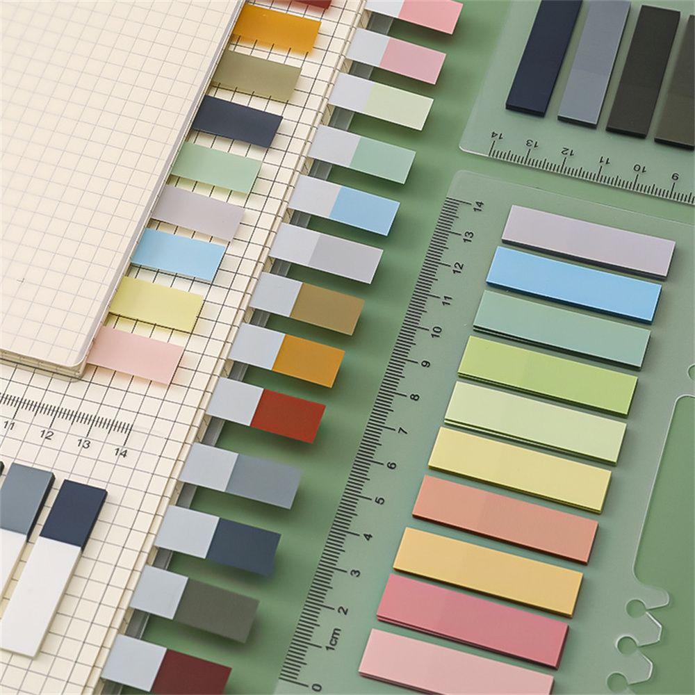 School Supplies Markers Paper Index Stickers Colorful Sticky Notes Flags Tabs Label Note Memo Pad