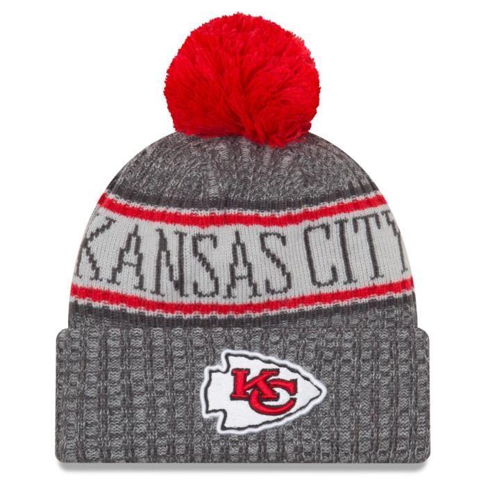 Chapeau - New Era - Kansas City Chiefs - Hiver - Doublure polaire - 100% acrylique