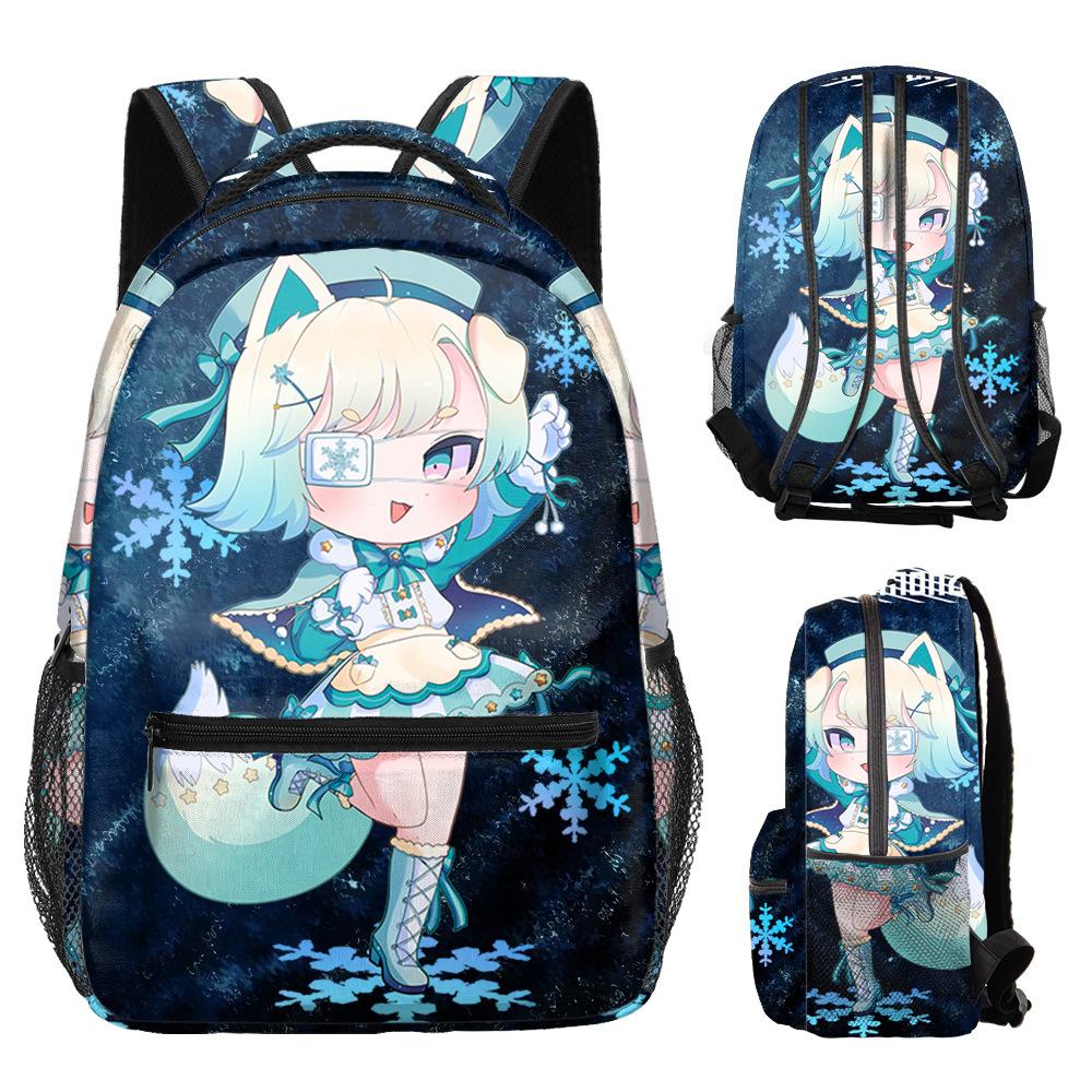 Мультяшные K-pop Молодежные Школьные Сумки Унисекс Gacha Life Клубные Дорожные Сумки 3D Печать Оксфорд Водонепроницаемые Рюкзаки на Плечо для Ноутбуков