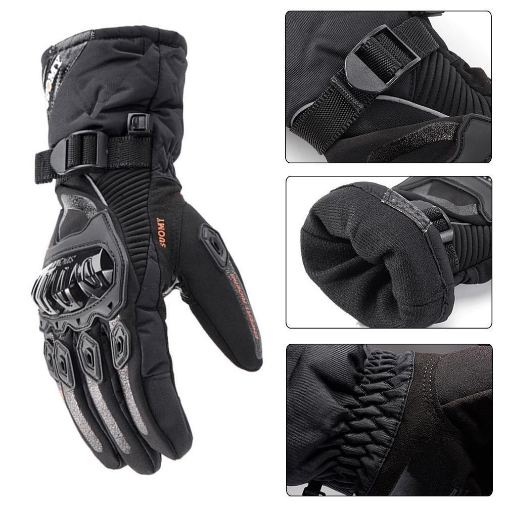 Men's Winter Thermal Outdoor Sports Waterproof and Windproof -30 /-40°C Thermal Motorcycle Ski Snowboard Touch Screen Gloves