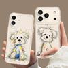 Нарисованный чехол для щенка на мобильный телефон для iphone17 Apple 16promax прозрачный 15 новый 14 нишевый 13 мягкий чехол