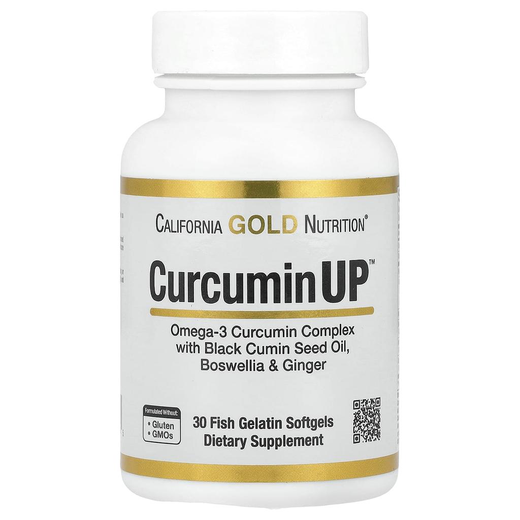 Curcuminup™, Мягкие желатиновые капсулы с рыбным желатином, 30 таблеток
