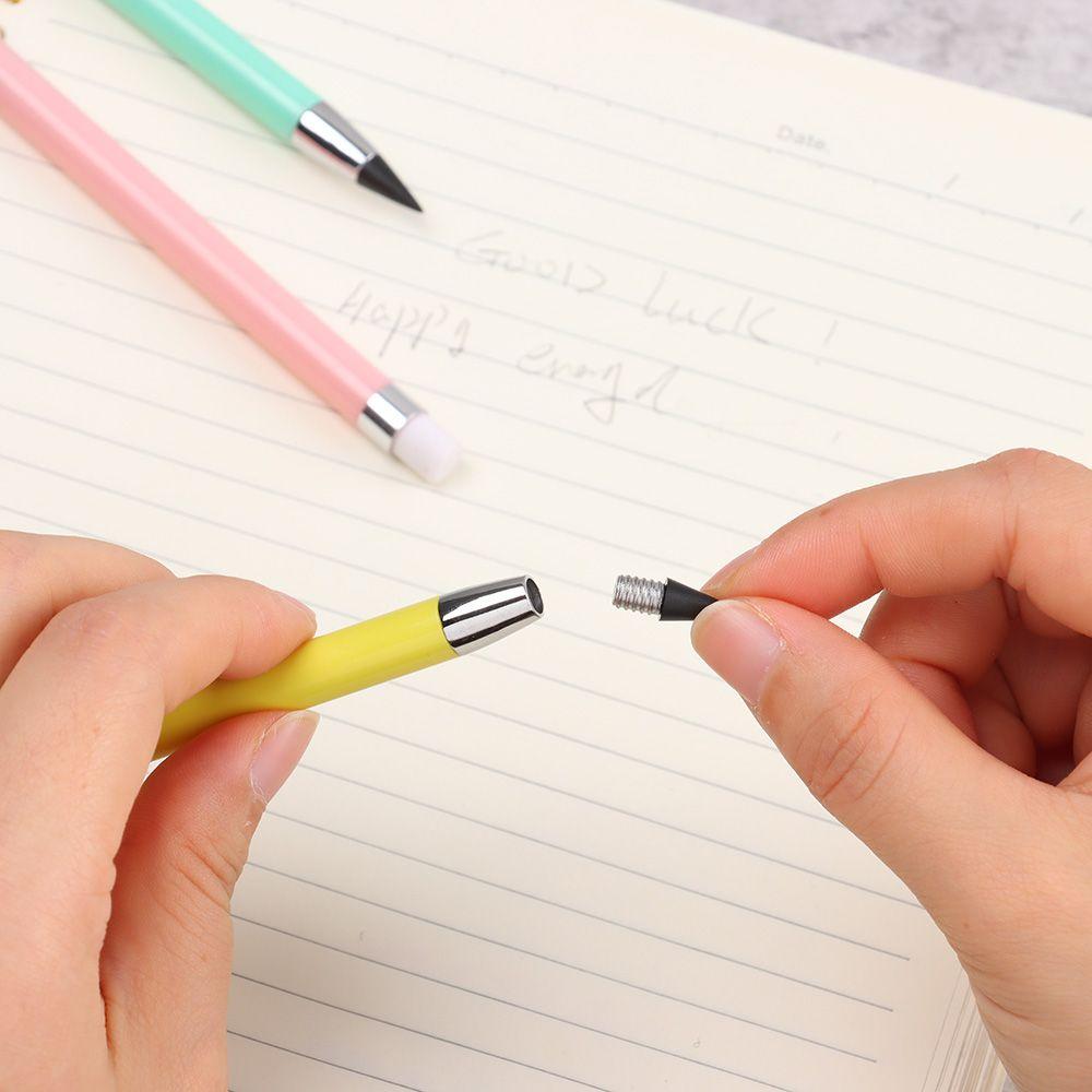Macarons Color School Stationery No Ink HB Inkless Eternal Pencil Sketch Tool Unlimited Writing Pen