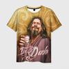 Movie The Big Lebowski The Dude T-Shirt 3D Print Men Women Unique Tee Tops Fashion Unisex Large Size Streetwear Clothing