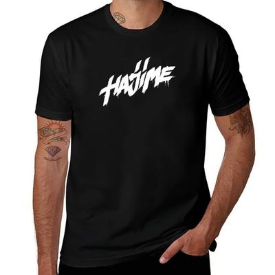 Футболка Hajime хлопковые футболки мужская 100% базовая футболка Футболка