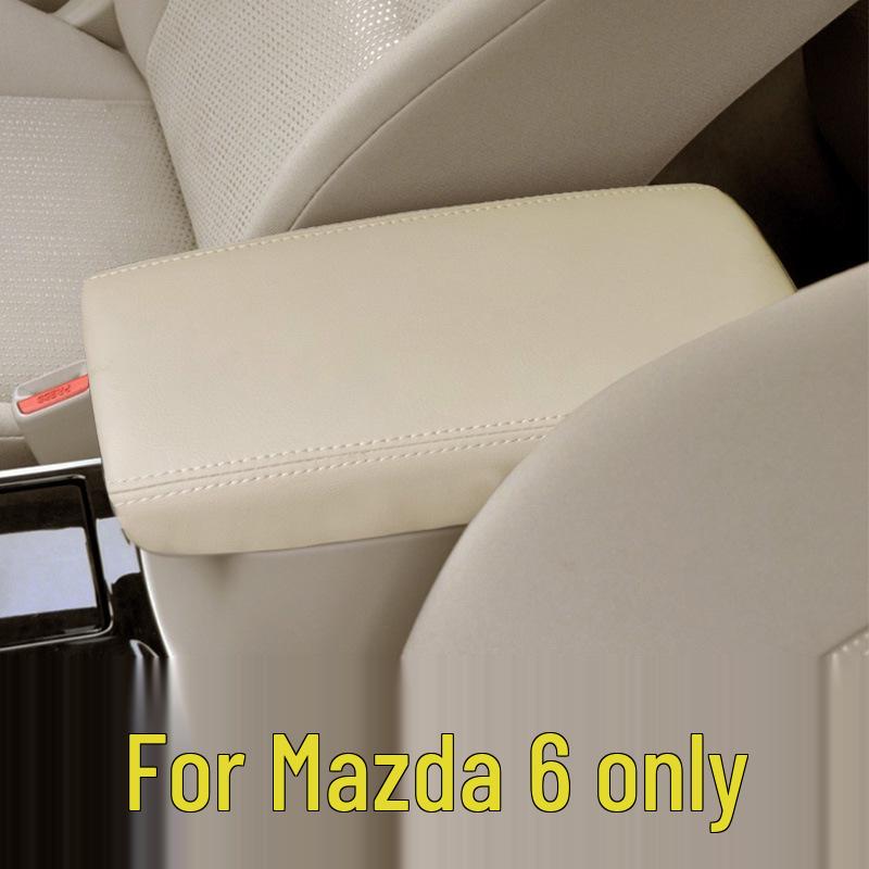 Кожаная накладка на подлокотник центральной консоли Mazda 6, подходит для моделей 2004-2015 годов