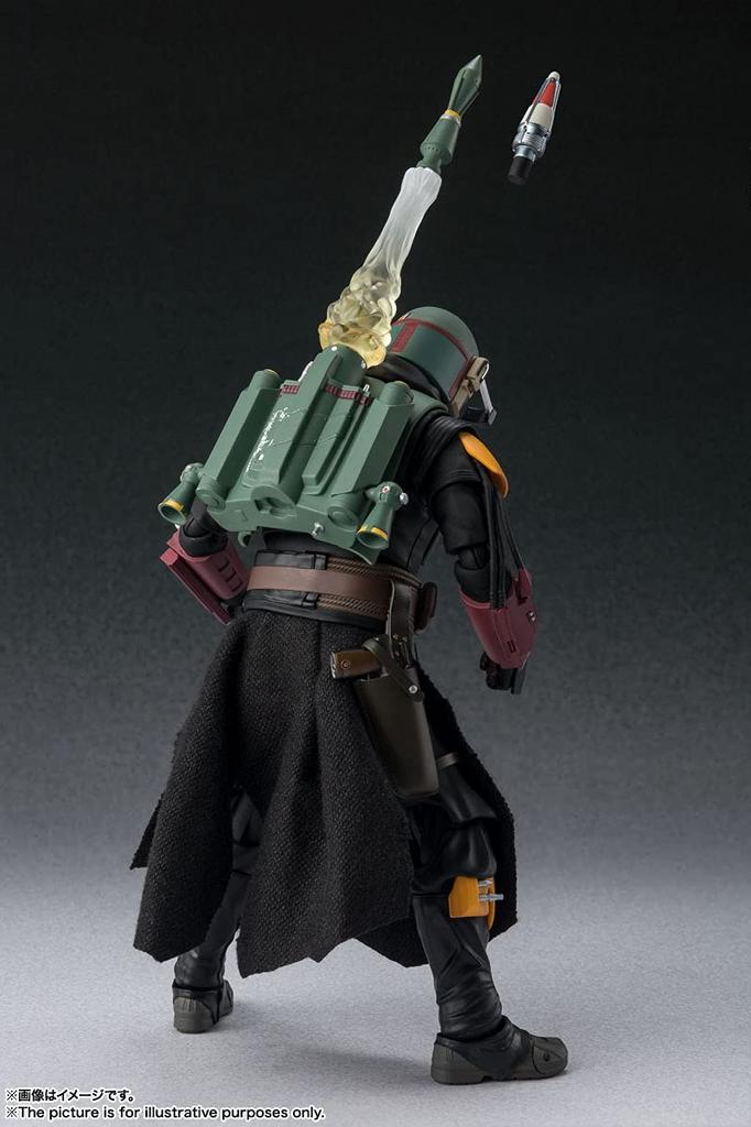 TAMASHII NATIONS Star The Mandalorian Boba Fett 155mm Painted Movable Figure S.H.Figuarts Wars Approx. ABS&PVC&cloth