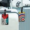 2pcs  Luggage Tags, PVC Soft Adhesive  Luggage Tags, Aircraft Luggage   Tags, Luggage Check-in Tags