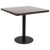 VidaXL Bistro Table Dark Brown 80x80 Cm MDF