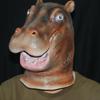 Маска головы гиппопотама, забавная маска для живой вечеринки