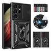 Shockproof Armor Case For Samsung Galaxy S23 Ultra FE Plus With Car Magnetic Ring Holder Phone Cover