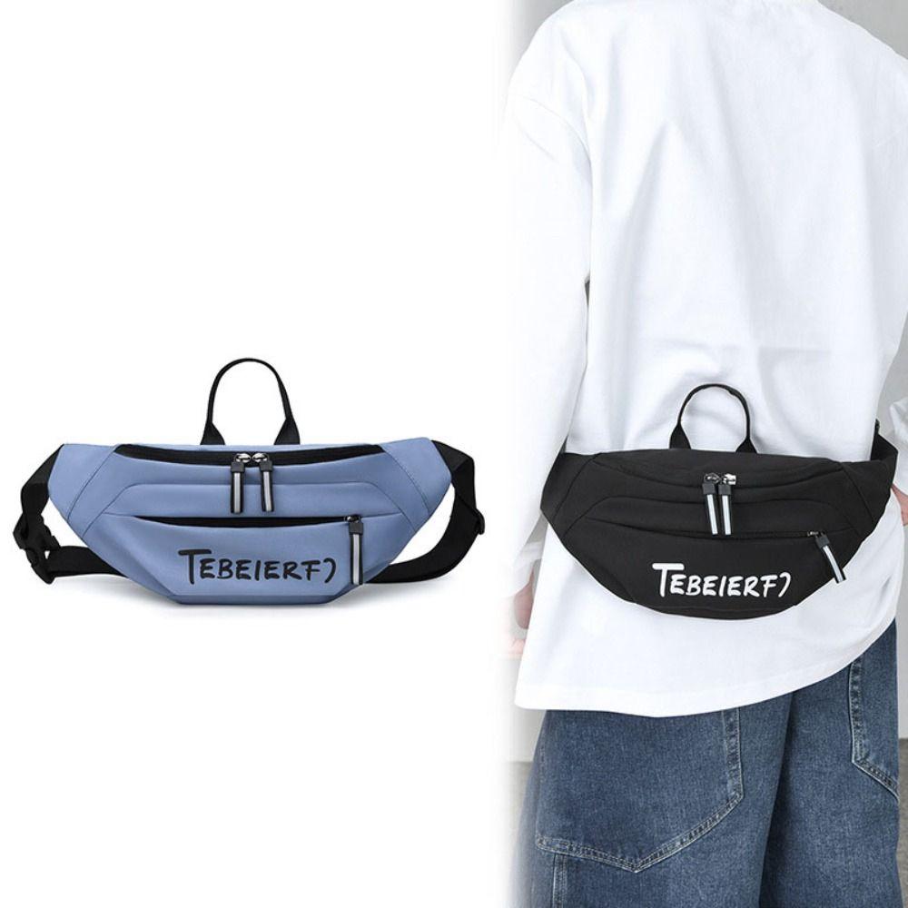 Waterproof Outdoor Waist Bag Large Capacity Sports Walking Bag Fashion Men Chest Bag Motorcycle