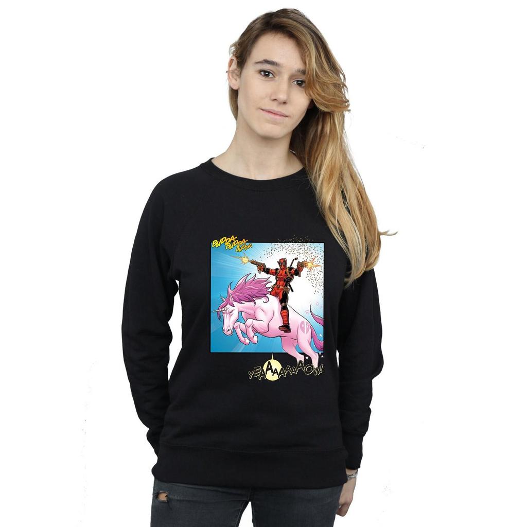 Marvel Womens/Ladies Deadpool Hey You Sweatshirt