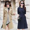 Womens Coat Loose Lapel Trench Coat Comfort Thin Jacket Spring Autumn Ladies Windbreaker