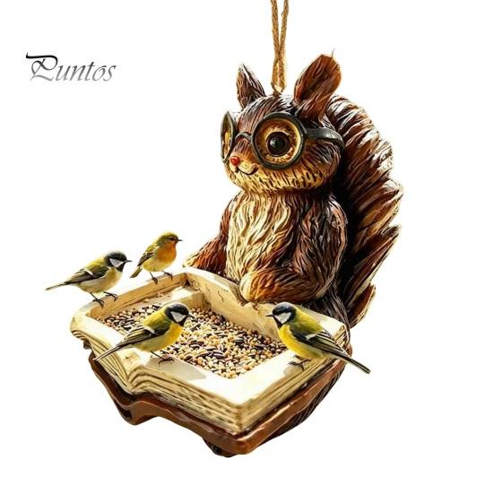 Кормушка для диких птиц, смоляная кормушка для белок, подвесная на улице, синтетическая, для сада, заднего двора, патио, прочная