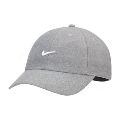 Nike Полиэстеровые бейсболки унисекс серые повседневные DV3166-009