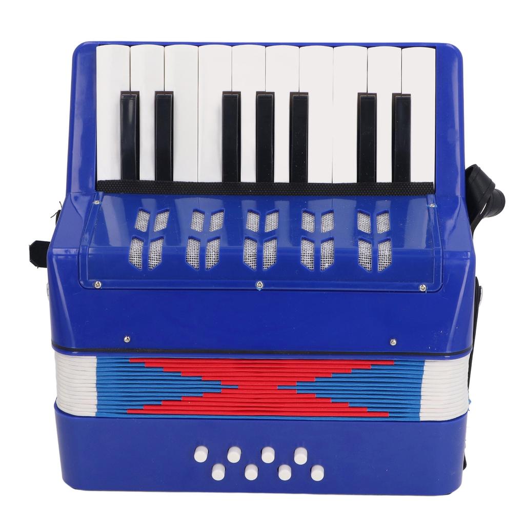 Детский аккордеон, музыкальный инструмент, 17 клавиш, 8 басов, обучающая игрушка для детей