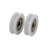 High Quality U Groove 625 Round Pulley Ball Bearing Wheel Roller For Door Windows Shower Pulleys Drawer Pom Guide Wheel