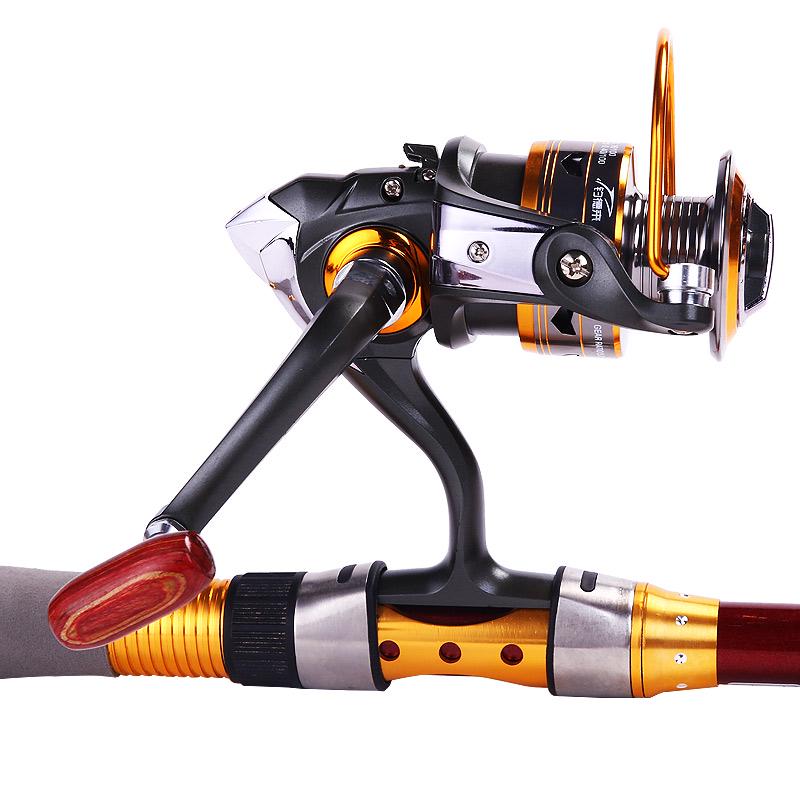 Fishing Rod Carbon Fiber Travel Fishing Spinning Rod Portable Telescopic Fishing Pole Fishing Tackle