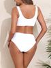 2026 Новый женский сексуальный раздельный купальник-бикини с принтом в европейском американском стиле