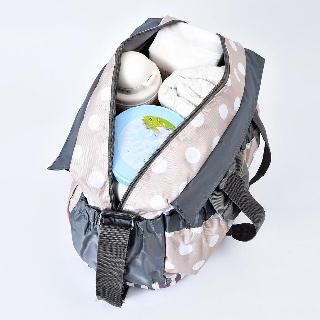 Модная сумка для мамы с принтом, набор из четырех предметов, многофункциональная сумка через плечо с большой вместимостью, сумка для подгузников для улицы