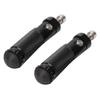 2Pcs Aluminum Universal Motorcycle Motorbike Folding Footrest Foot Peg Pedals