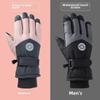 Unisex Windproof Waterproof Ski Gloves for Autumn/Winter Riding, Motorcycling. Warm, Split Finger Design with Velvet Lining.