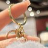 Stuffed Animal Doll Plush Puppy Keychain Lovely Car Key Ring Backpack Ornament Bag Pendant  Trinket