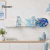 Space Saving Wall Rack Acrylic Skateboard Bracket, Mount Horizontal Snowboard Display Rack, Clear Sports Equipment Sturdy Longboard Holder,