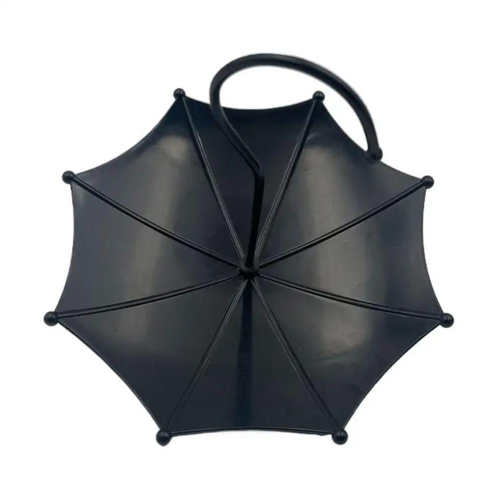 Umbrella Design Bird Feeding Tray Weatherproof Yard Decorations Hanging Bird Feeder Round Garden Ornaments Bird Bath Feeder