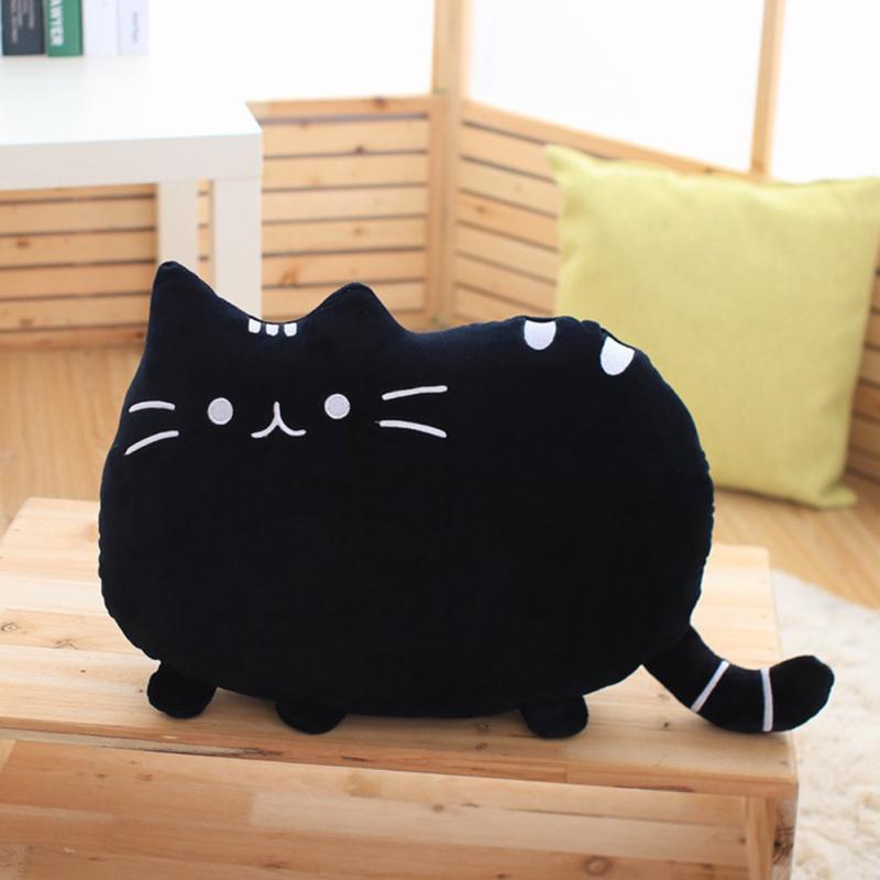 40x30 см Kawaii Biscuit Cat плюшевые игрушки куклы милый счастливый кот плюшевая подушка игрушки подушка для дома