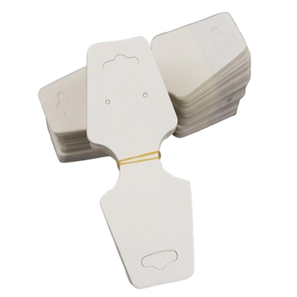 100pcs Foldable DIY Jewelry Display Card Jewelry Packaging Card Suitable for Jewelry Price