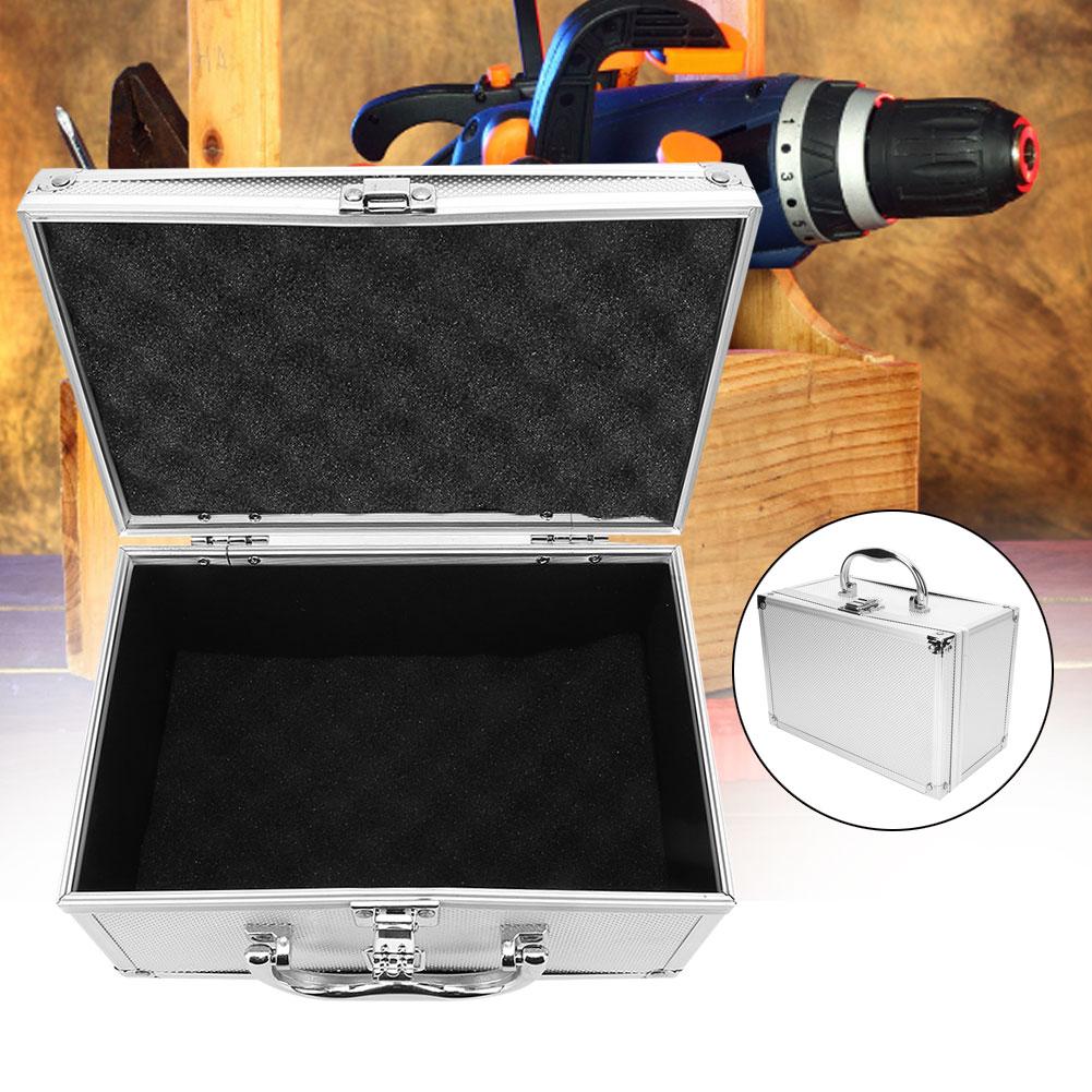 230*150*125mm Aluminum Alloy Toolbox Portable Display Case Instrumentation Box