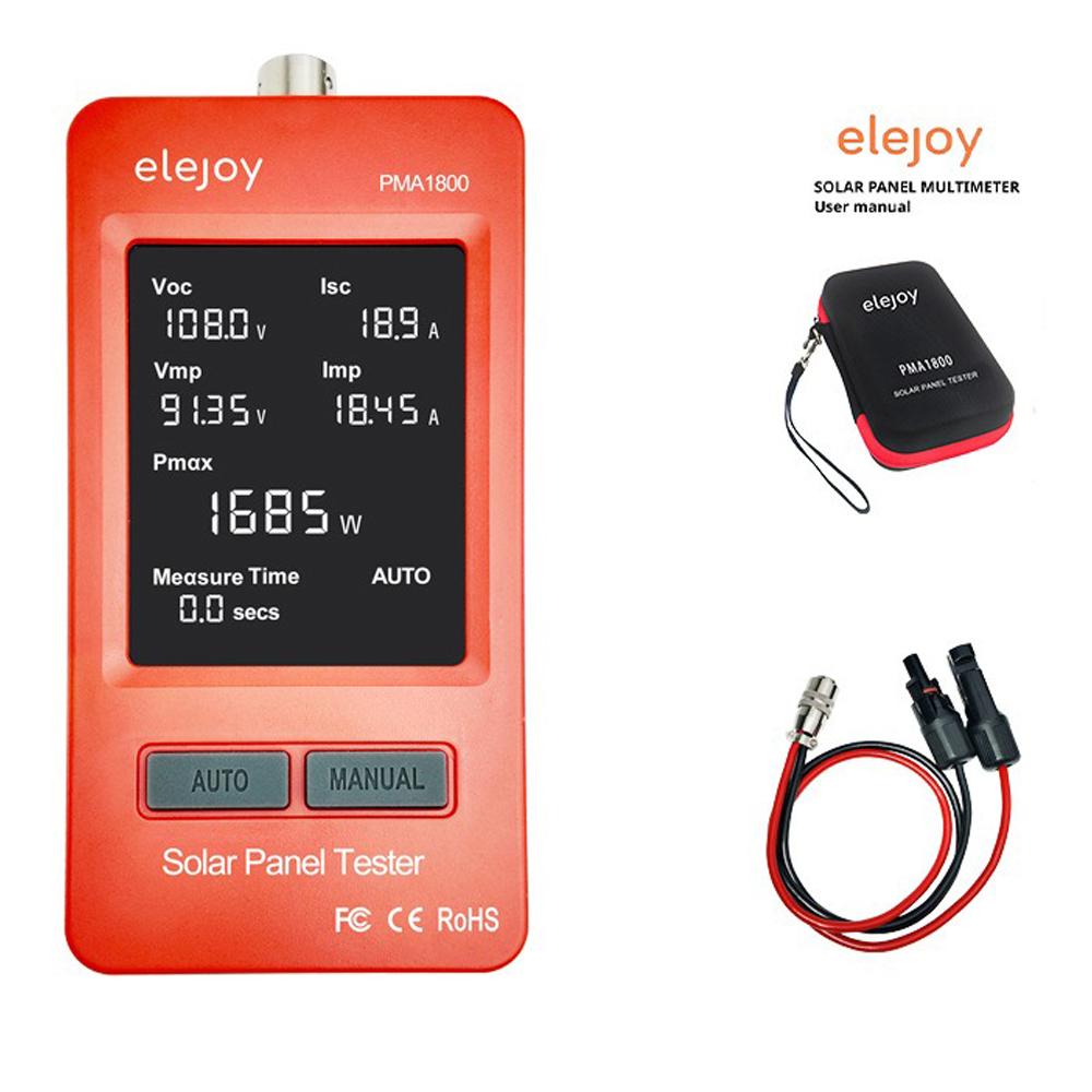 PMA1800/PMA800 Solar Panel Tester MPPT Multimeter Auto Manual Voltmeter for Efficient PV System Testing High Precision Measure
