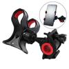 Black Cell Phone Holder Handlebar Mount Bike Phone Holder Smart Phones Holder  For Smart Phones Mic