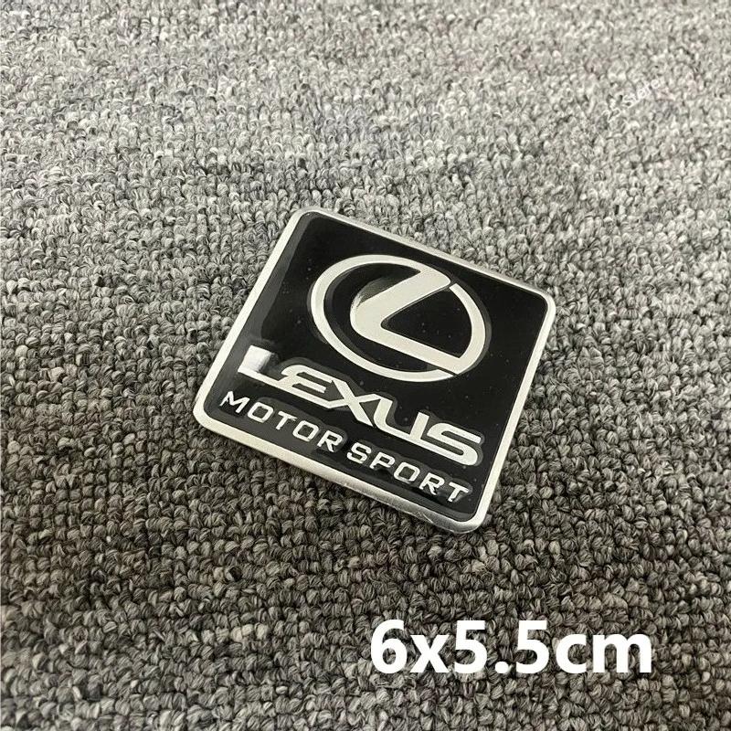 50x80mm Metal Badge Sticker For Lexus GX460 CT200 IS250 ES ES200 IS200 RX300 NX RX UX CT LC RC GS GX IS LS LX Side Trunk Decal AFH1