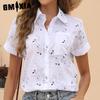 Women's Fashion Casual Short Sleeve POLO Neck Blouses & Shirts