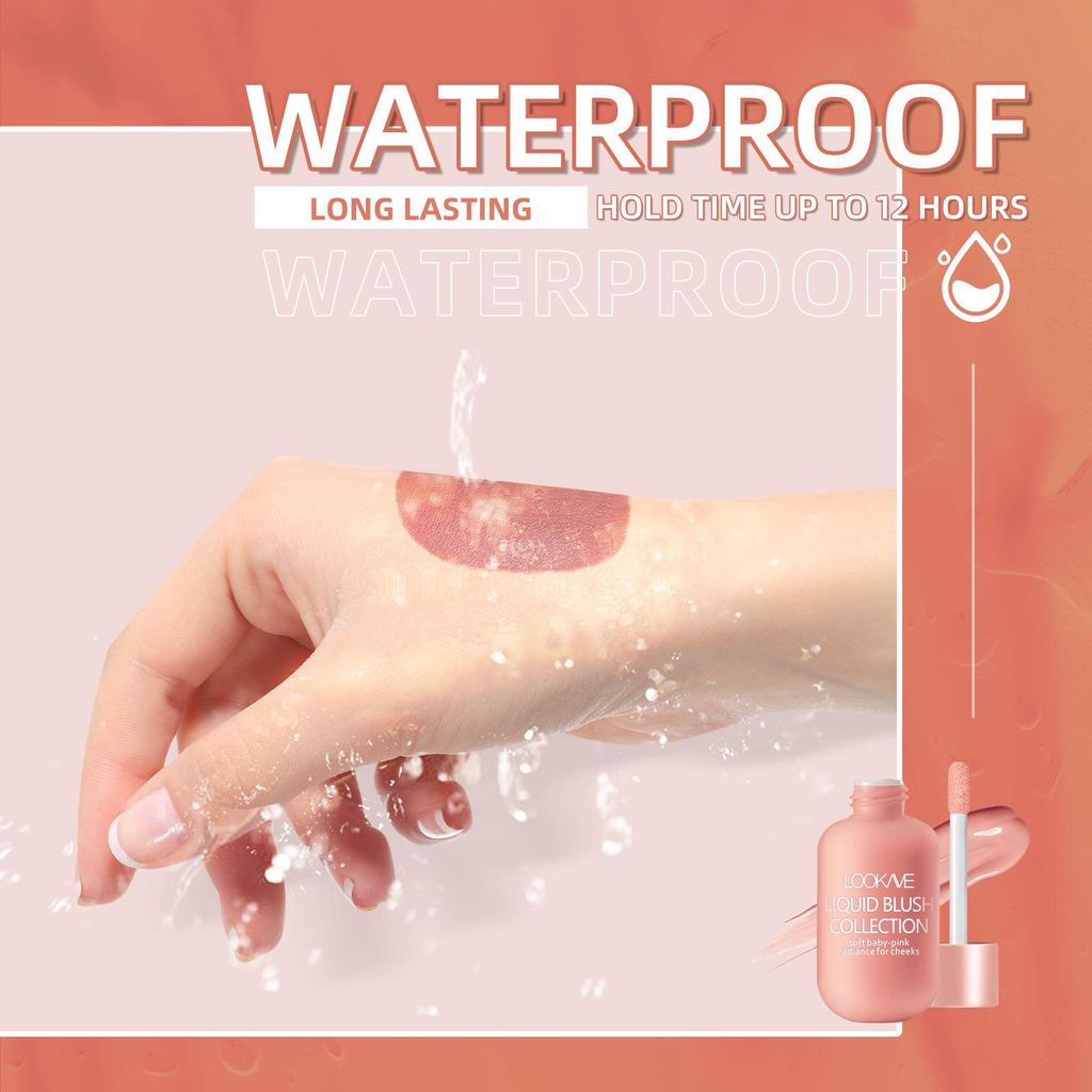 Liquid Blusher Multifunctional Lip Cheek Moisturizing Brightening Blush A Small Bottle Style 12g