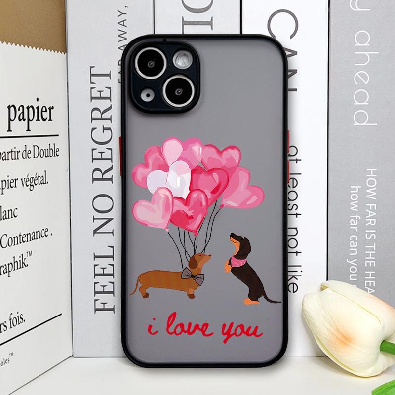 Забавный Мультяшный Такса Милый Рисунок Собаки Чехол для Телефона для Xiaomi Redmi Note 14 Pro Plus 4G 13 12 11 11T 10 Pro+ 9 8 PRO 5G Чехол
