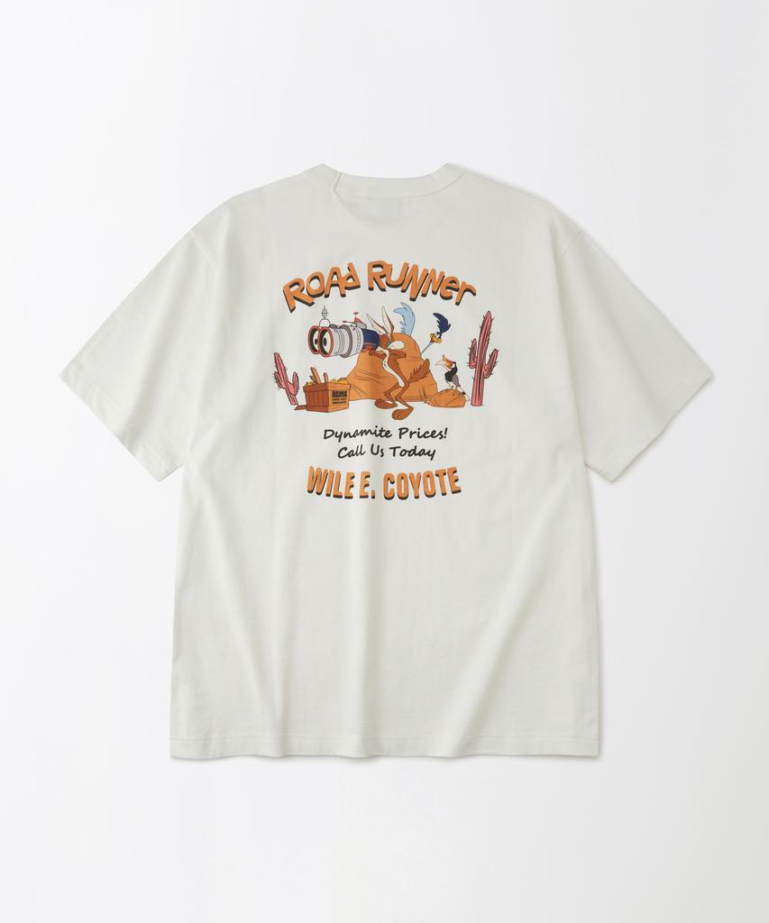 ВЫДАЮЩАЯСЯ футболка [Looney Tunes] с коротким рукавом(Позвоните нам сегодня)_Небесно-белый